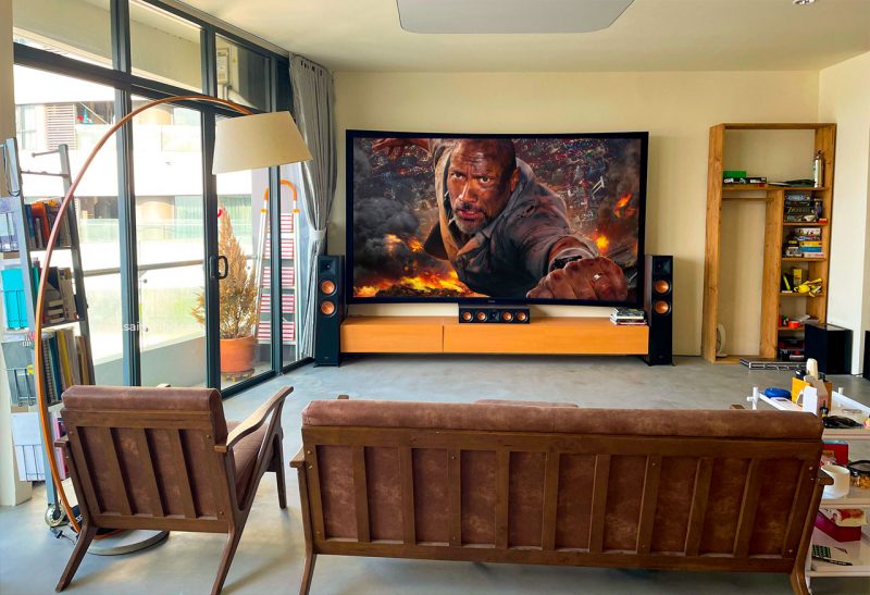 Phong phim gia dinh Denon - Klipsch 01