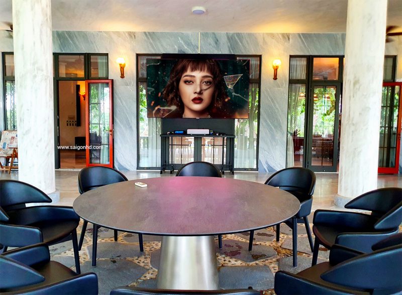 Khu giai tri ngoai troi voi He thong am thanh chuyen nghiep 01