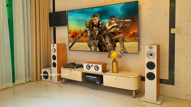 Dan am thanh xem phim Atmos Denon - B&W 20