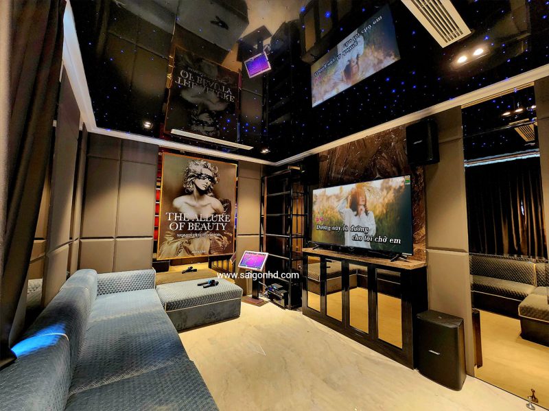 Phong Karaoke gia dinh voi he thong loa Bose 01