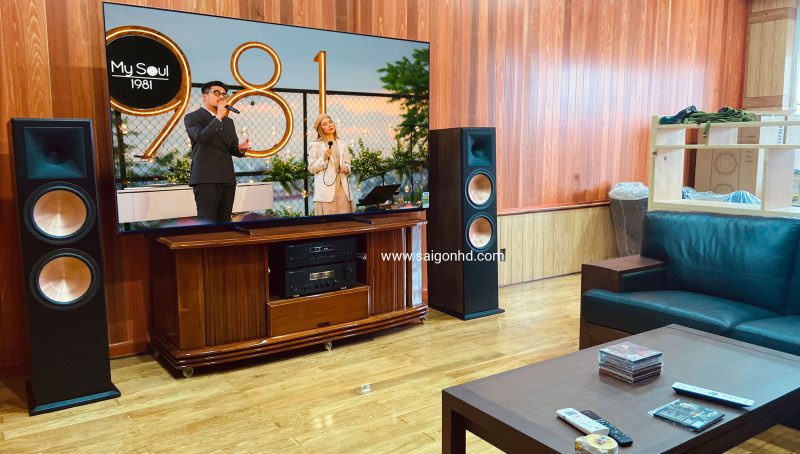 Dan am thanh nghe nhac gia dinh cao cap Yamaha - Klipsch 18