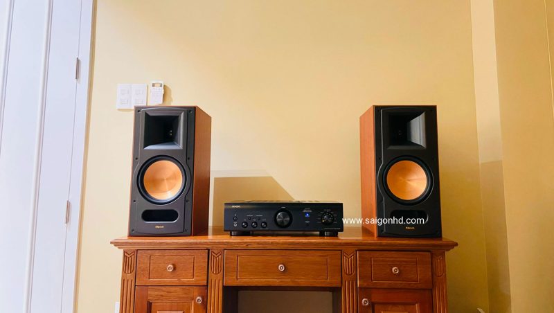Dan nghe nhac nho gon DENON PMA 600NE - KLIPSCH RB 81 II 10