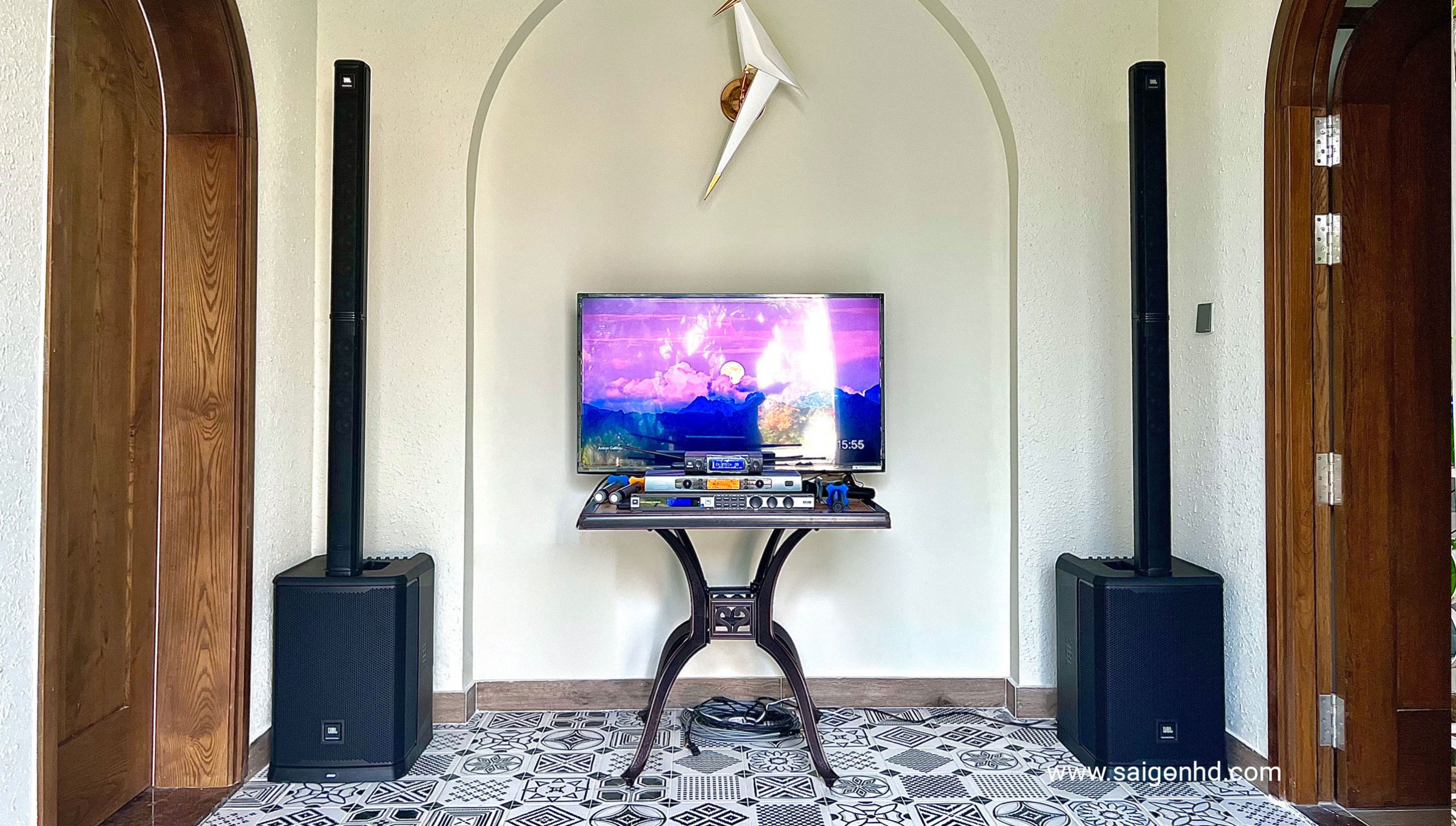 Dan am thanh Karaoke chuyen nghiep voi JBL PRX One 20