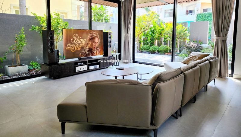 Dan nghe nhac cao cap Sonus Faber va He thong am thanh san vuon Bose 16