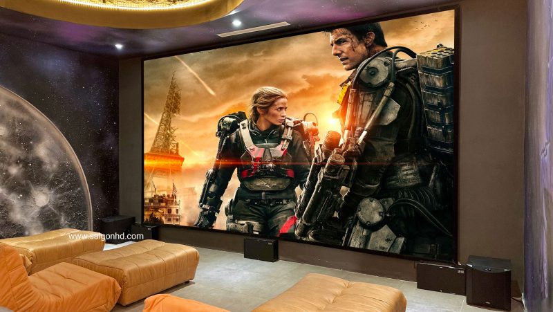 Phong chieu phim gia dinh cao cap voi he thong am thanh THX 55