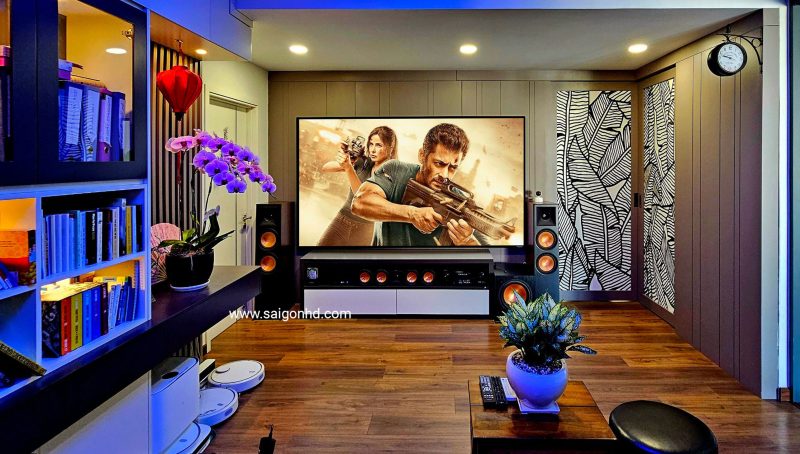 Phong giai tri gia dinh voi he thong am thanh Dolby Atmos 12