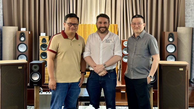 Don tiep Mr.Jeremy Dai dien den tu thuong hieu Monitor Audio 19