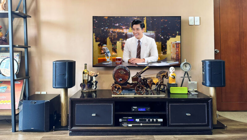 Dan am thanh Karaoke gia dinh voi Bose S1 Pro Plus 51