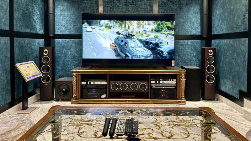 Phong giai tri gia dinh cao cap voi he thong am thanh Denon - Sonus Faber - Bose - JBL 92