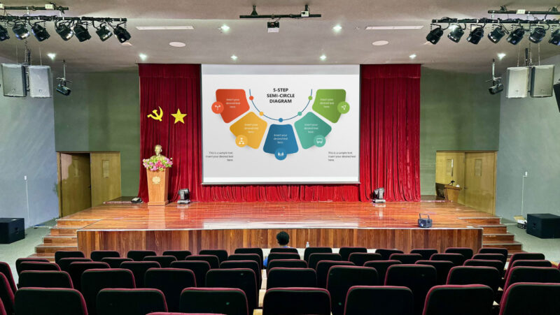 Cung cap he thong am thanh Hoi truong voi am thanh den tu JBL 40