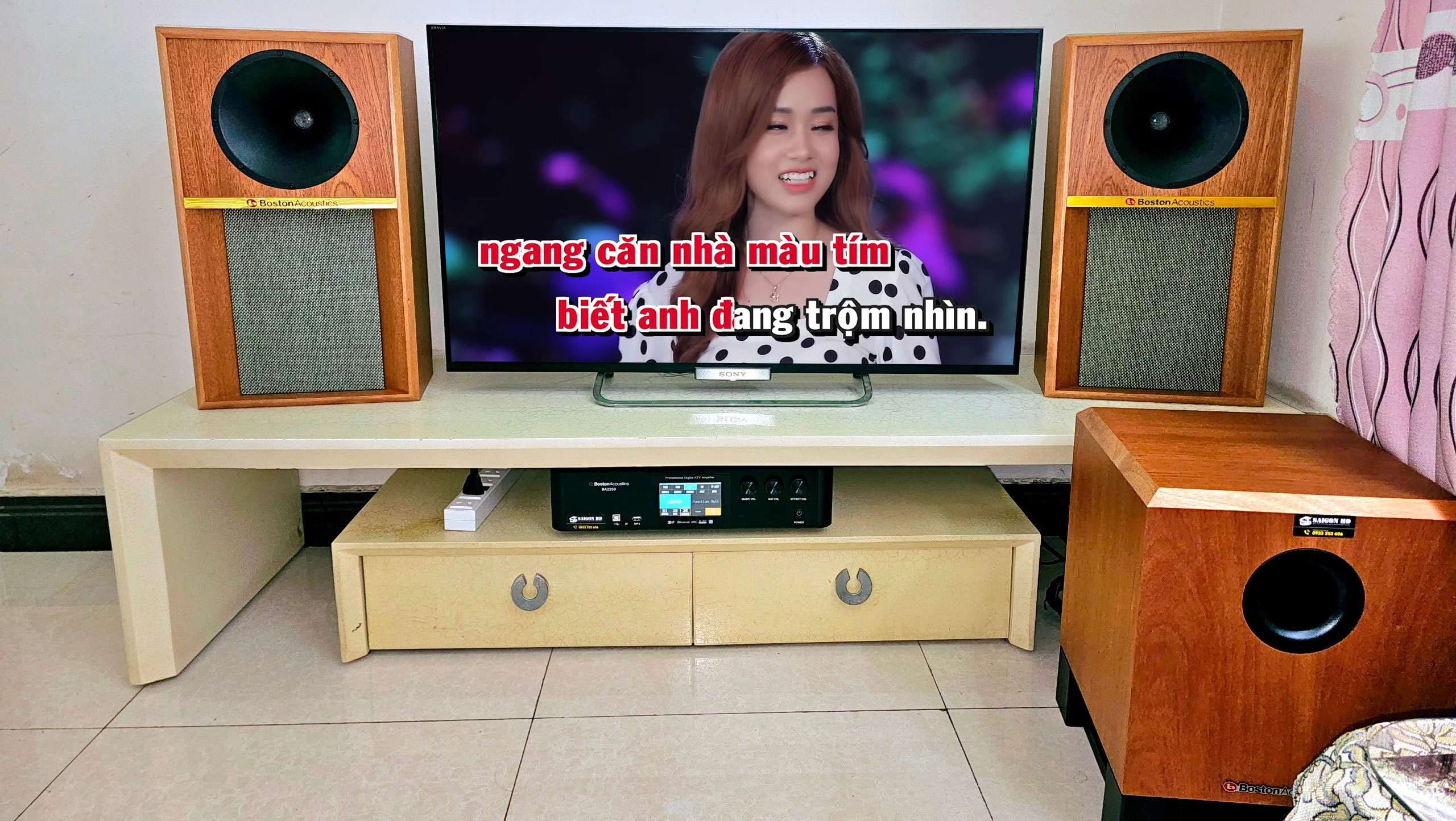Dan am thanh Karaoke Boston Acoustics BA2250 - Boston Acoustics Horn 10 07