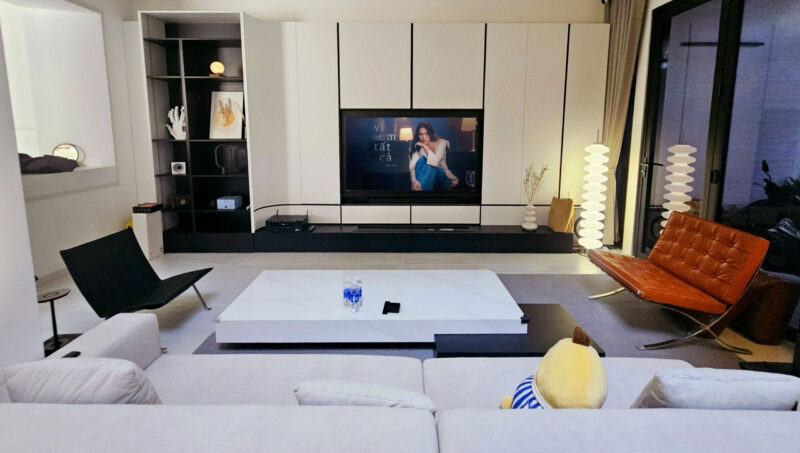 He thong am thanh nhac nen phoi ghep giua loa Bose DM3C va Denon DRA 800H 15