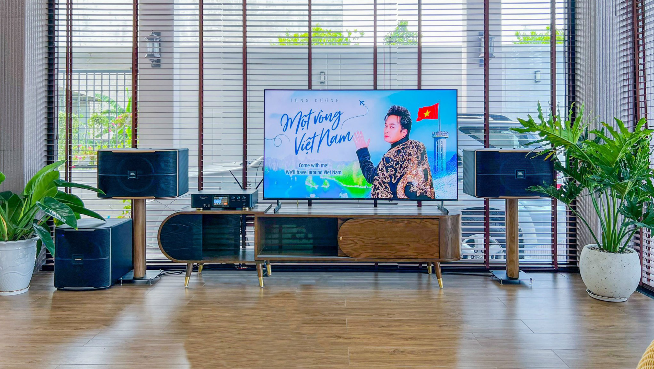 Dan am thanh Karaoke gia dinh Boston Acoustics - JBL - Paramax 17