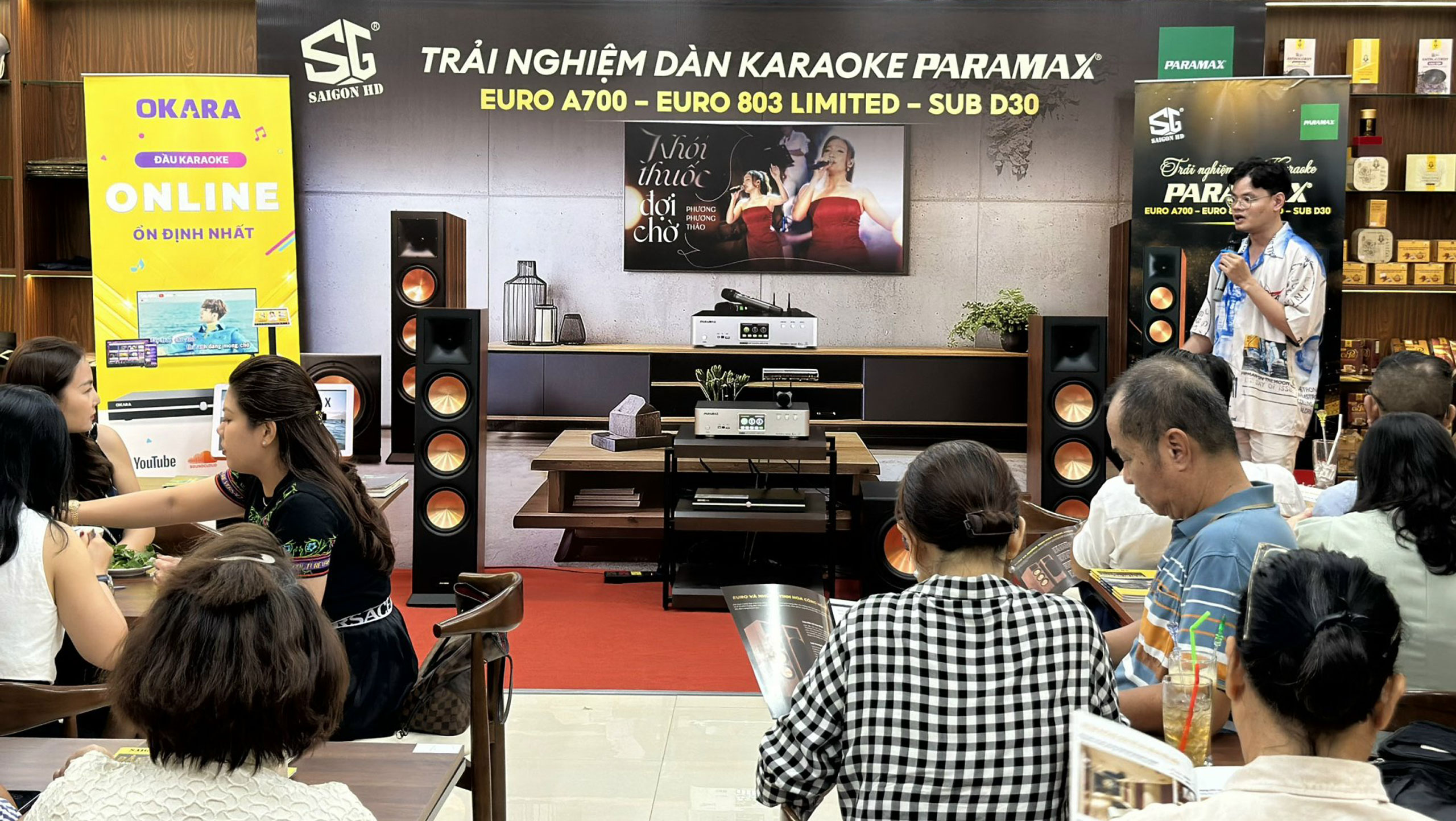 Trai nghiem dan am thanh Karaoke Paramax 78