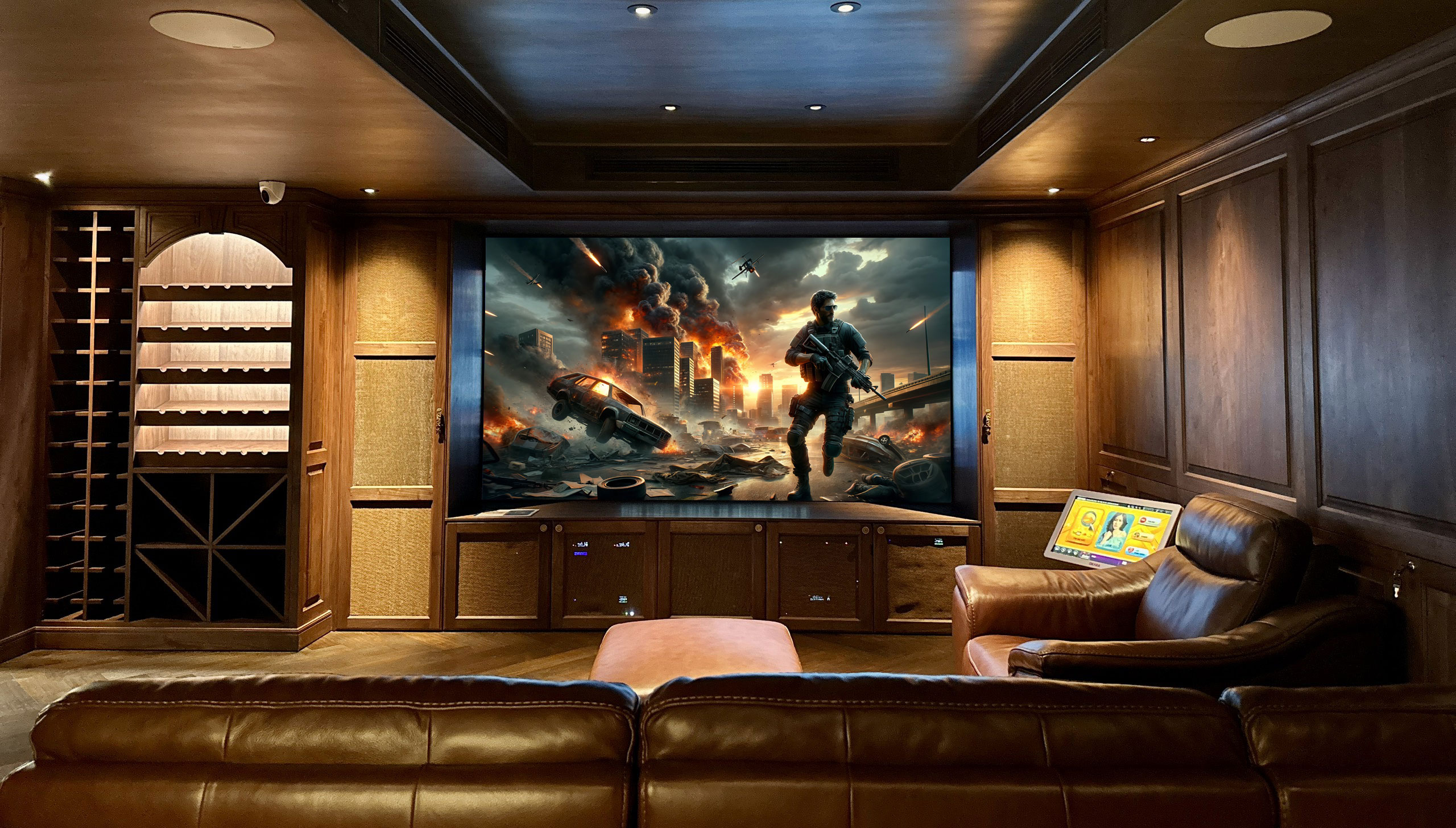 Phong giai tri gia dinh sang trong dang cap voi Klipsch THX Ultra2 85