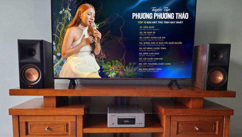 Dan am thanh nghe nahc gia dinh nho gon voi Denon va Klipsch RP 500M II 11