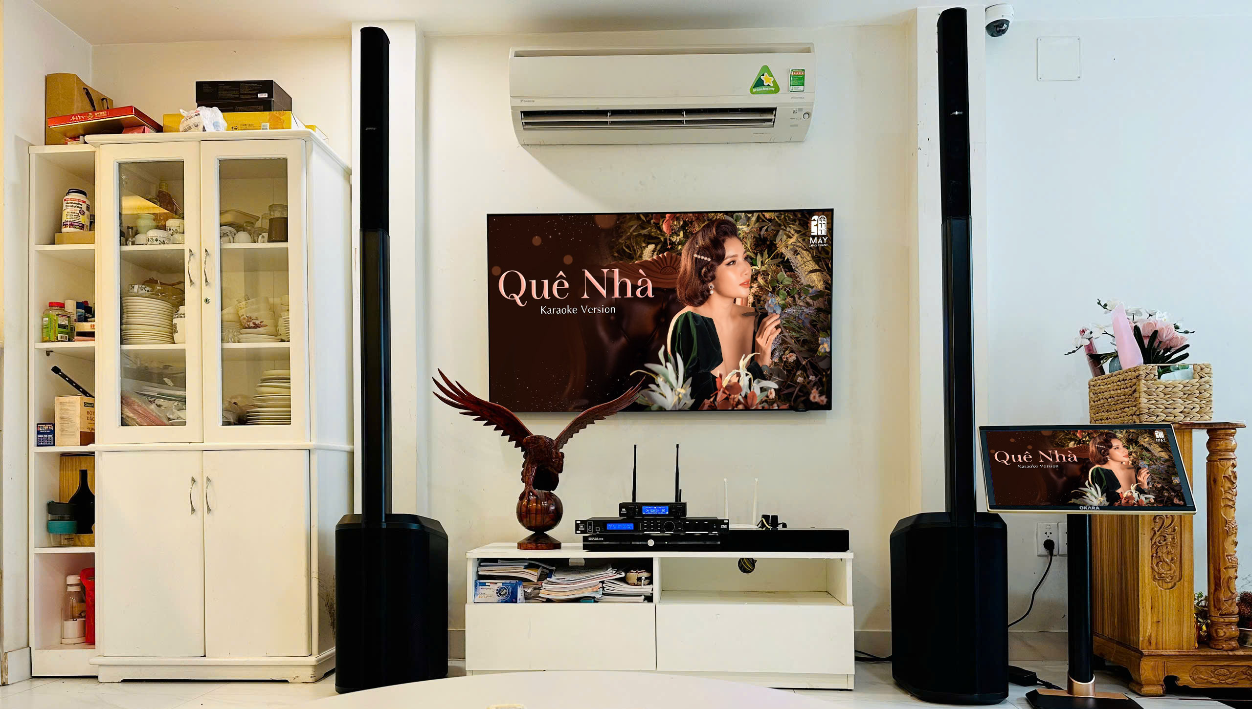Dan am thanh Karaoke gia dinh chuyen nghiep voi Bose L1 Pro8 10