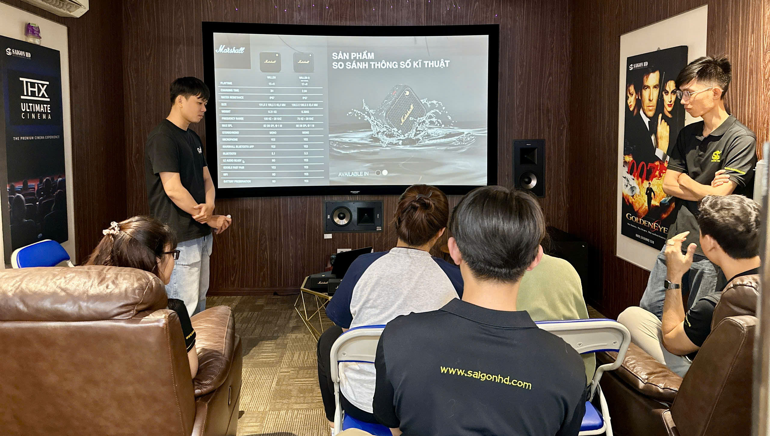 SAIGON HD tham du buoi Gioi thieu & Training san pham moi cua Marshall 08