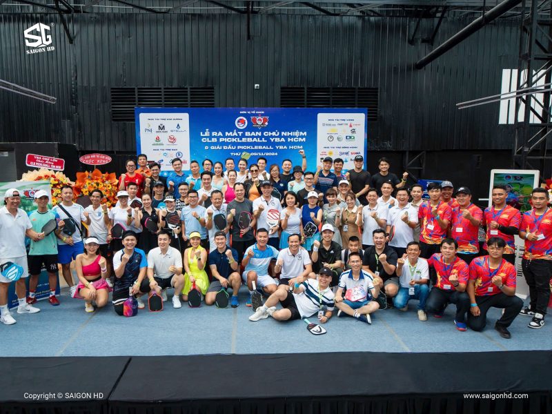 Ho tro am thanh Le ra mat CLB YBA Pickleball HCM - Giai dau Pickleball 23
