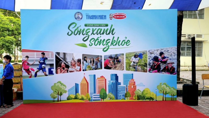 Ho tro am thanh su kien Cung sinh vien song xanhh song khoe cua Bao Thanh Nien 18