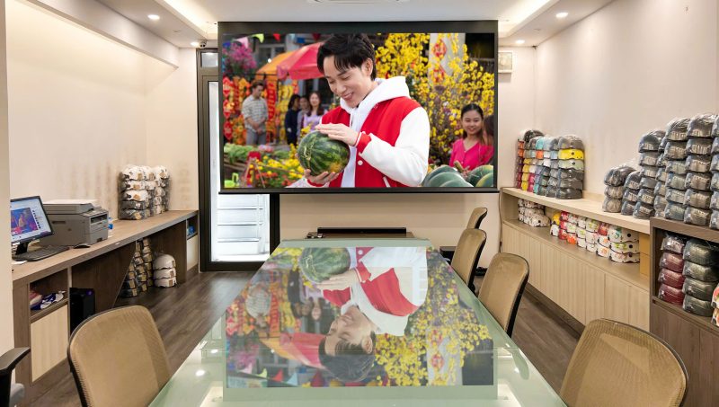 He thong trinh chieu & He thong Bose Smart Ultra Soundbar 10