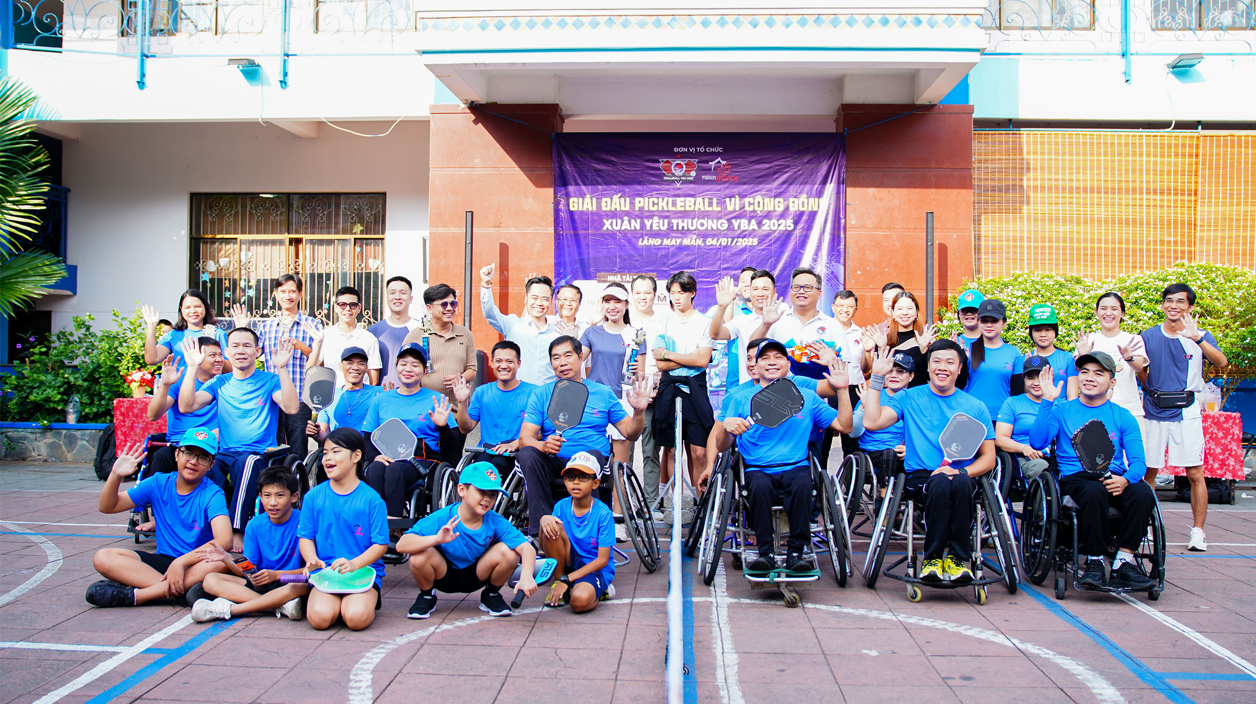 SAIGON HD vinh du dong hanh cung chuong trinh Giai dau Pickleball Vi Cong Dong 45