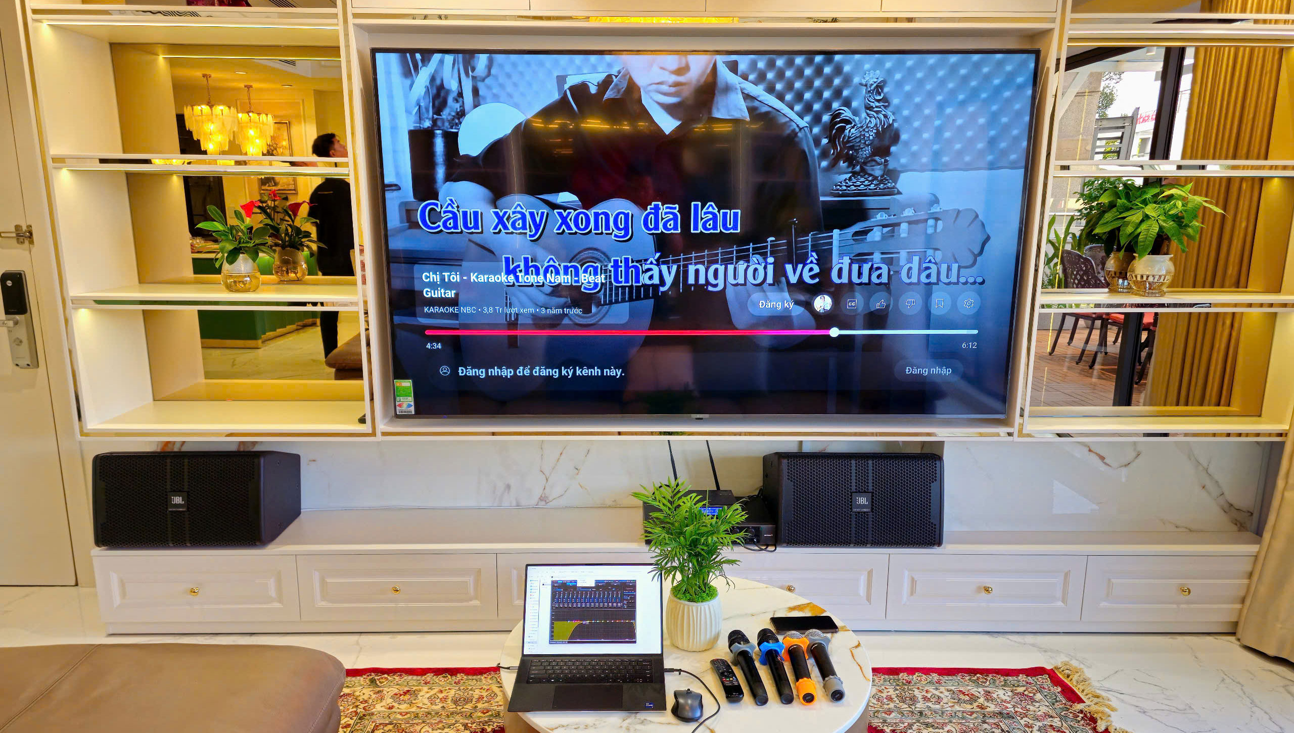Dan am thanh Karaoke JBL gia dinh cao cap 14