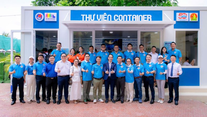 SAIGON HD tai tro dong hanh cung Du an Thu vien Container so 12 của YBA HCM 26