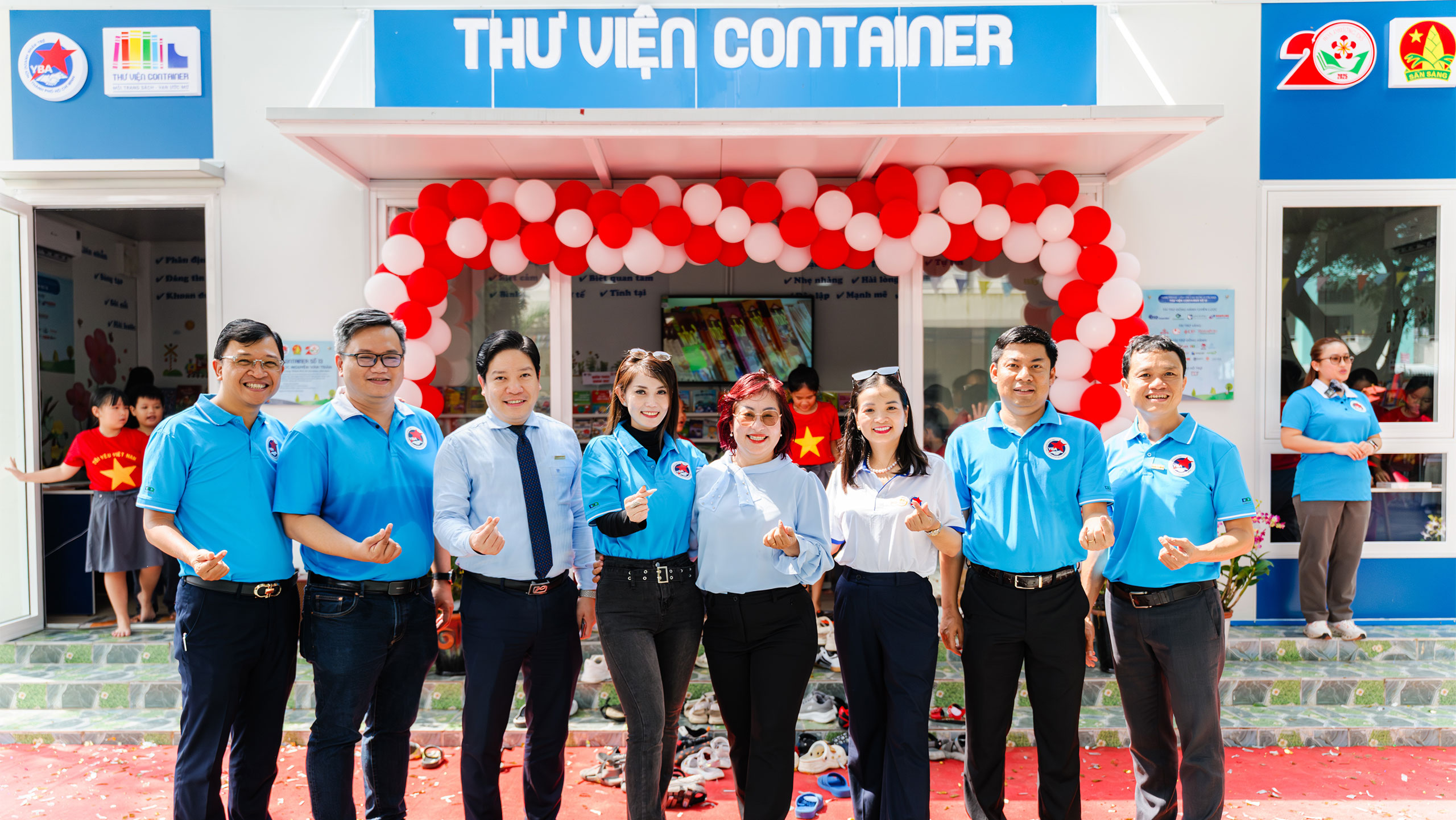 SAIGON HD tai tro dong hanh cung Du an Thu vien Container so 13 cua YBA HCM 43