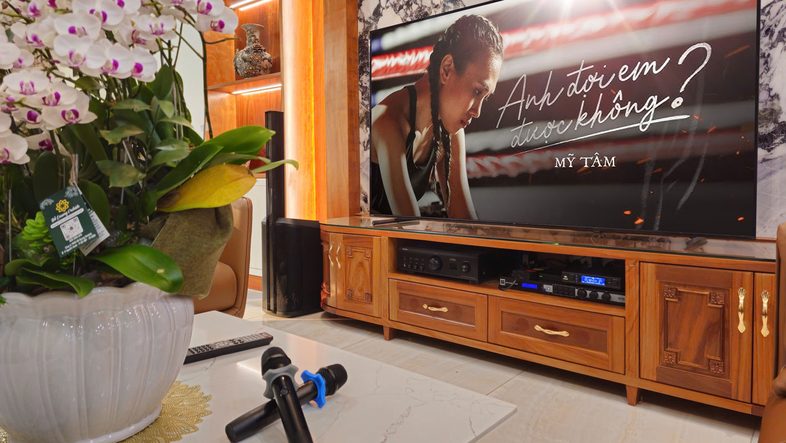 Dan am thanh Karaoke gia dinh voi Bose L1 Pro8 - JBL KX180A - JBL VM300E 22