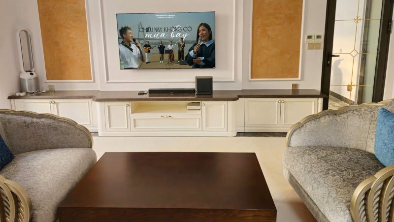 Dan am thanh Soundbar Bose Smart Soundbar 500 - Bose Bass Module 500 & He thong am thanh da vung Bose DesignMax Dm3C - Wiim Amp 11