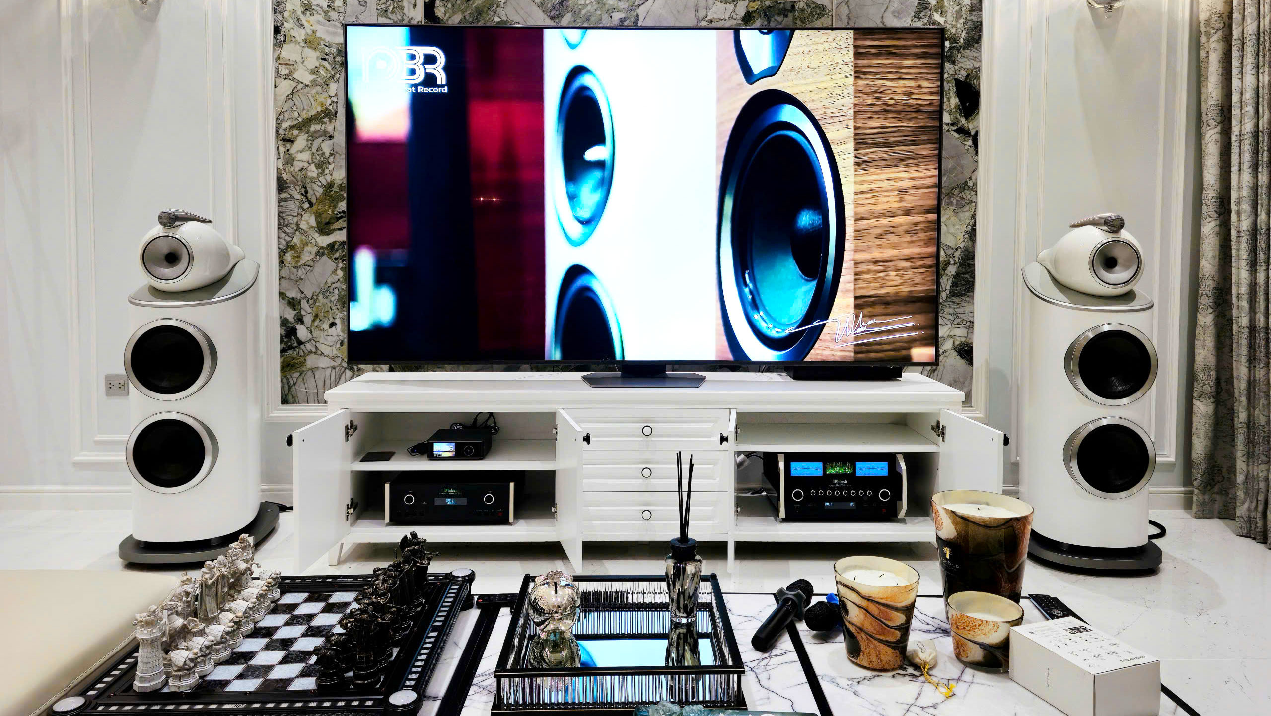 Dan am thanh nghe nhac Hi-end cao cap B&W 801 D4 - McIntosh MA12000 - McIntosh DS200 27