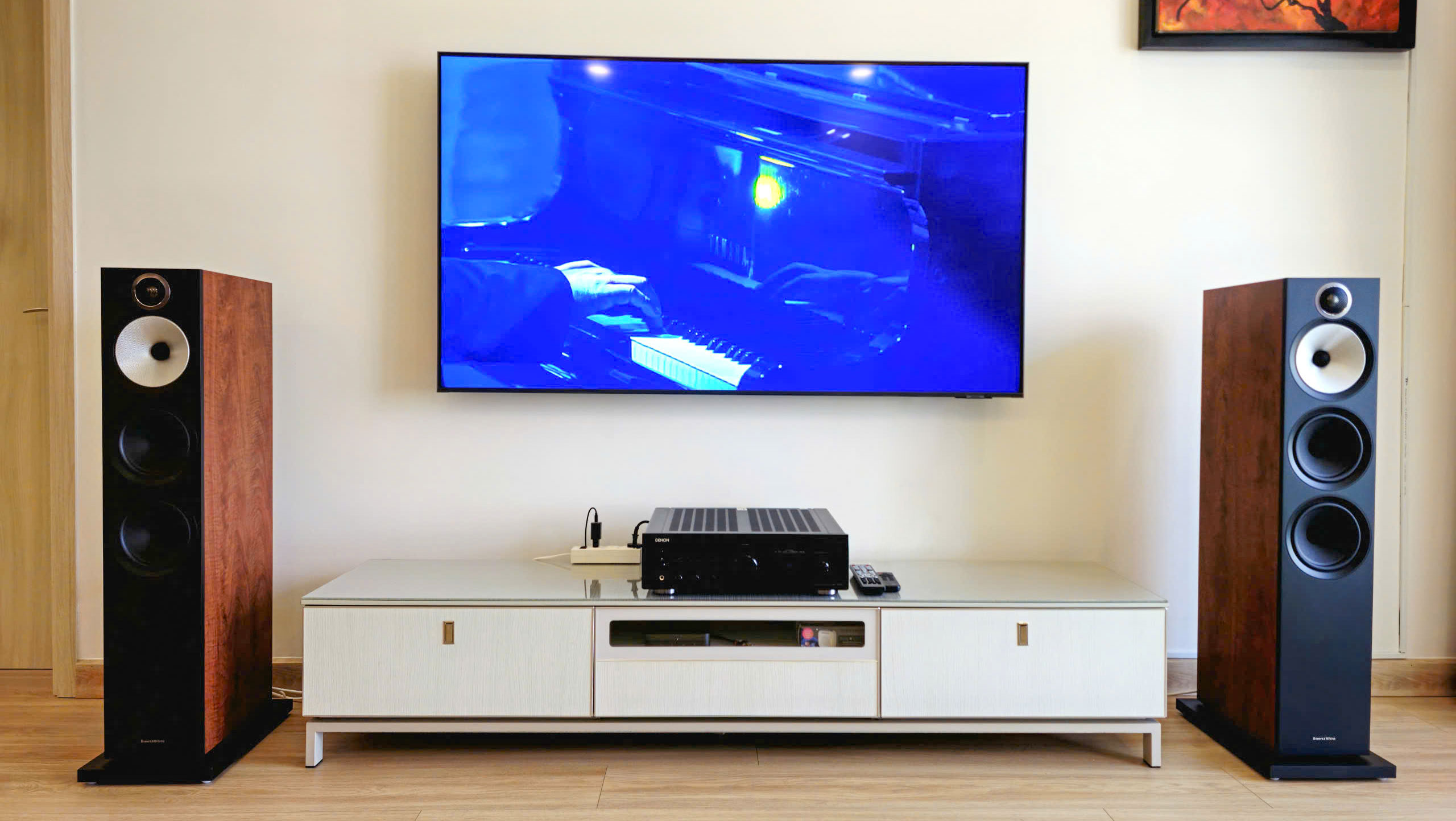 Dan am thanh nghe nhac gia dinh cao cap Denon PMA 1700NE - B&W 606 S3 - Wiim Pro Plus 13