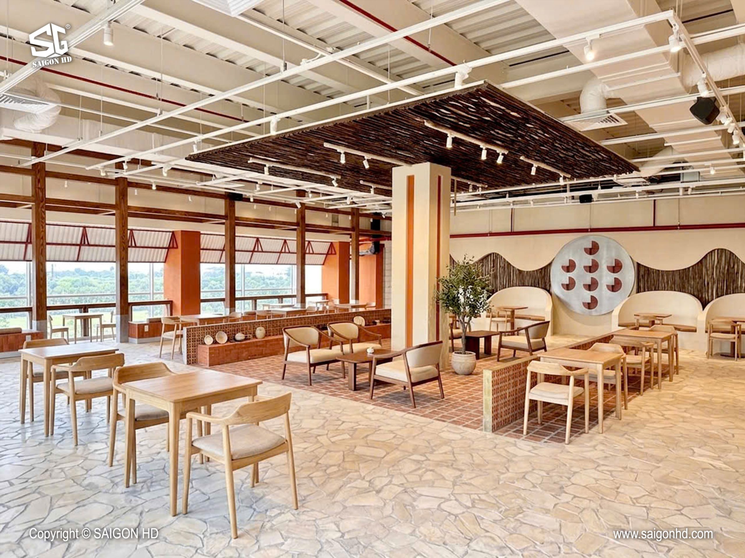 Giai phap am thanh Bose Professional nang tam khong gian quan cafe 03