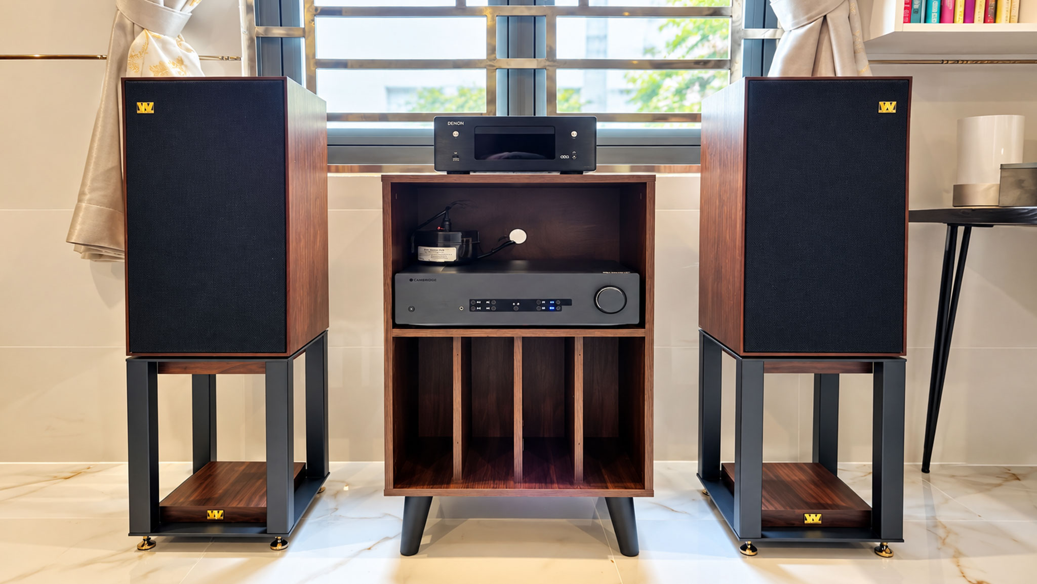 Dan am thanh Cambridge Audio CX A81 MKII - Wharfedale Linton Heritage 85th 01