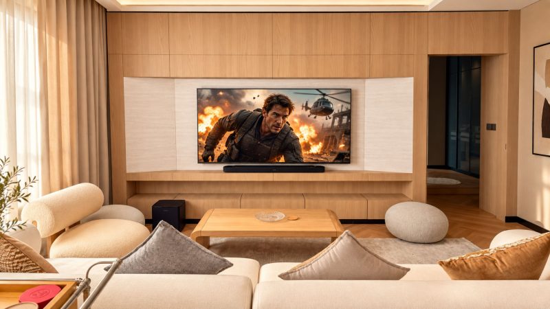Tron bo dan Bose Lifestyle Ultra Soundbar va Subwoofer - Giai phap xem phim toi gian 01